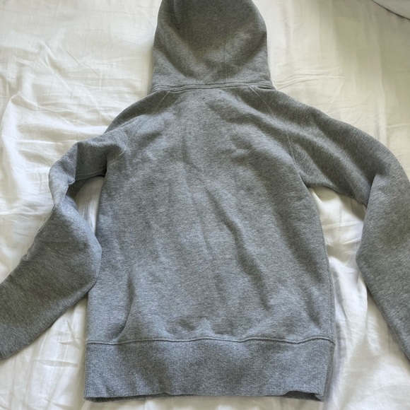 TNA grey hooded sweatshirt with burgundy logo - Picture 7 of 7